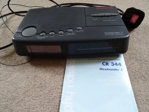 Clock radio alarm - alarm, dual