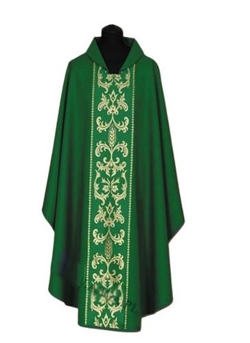 Embroidered chasuble - embroidered,