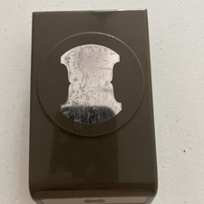 RARE Stampin Up Card Craft Punch Cutter - ROUNDED EDGE TAB LABEL Tag Journal