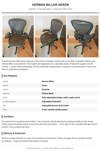 Herman miller aeron remastered - herman,