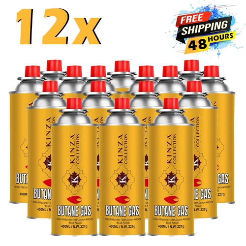 12x butane gas bottles - 12x,