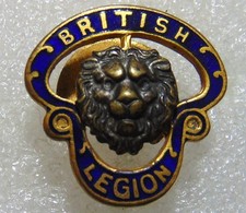 British Legion Enamel Lapel Badge