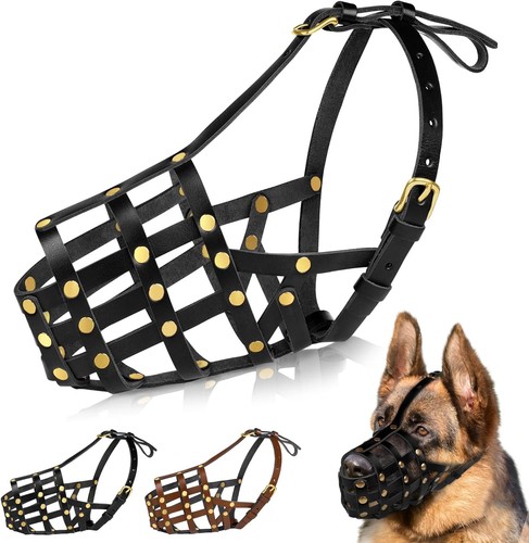 Oopsdoggy leather dog - dog, muzzle