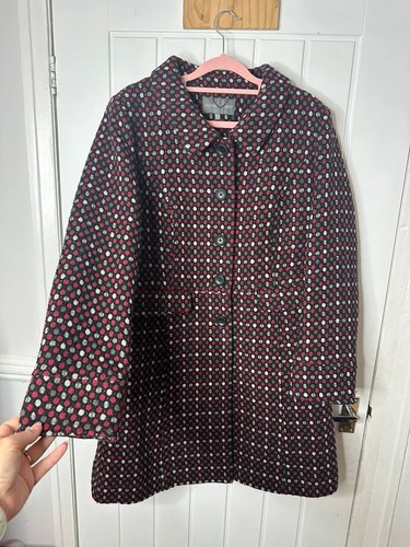 B47 ladies multicoloured coat - multicoloured,