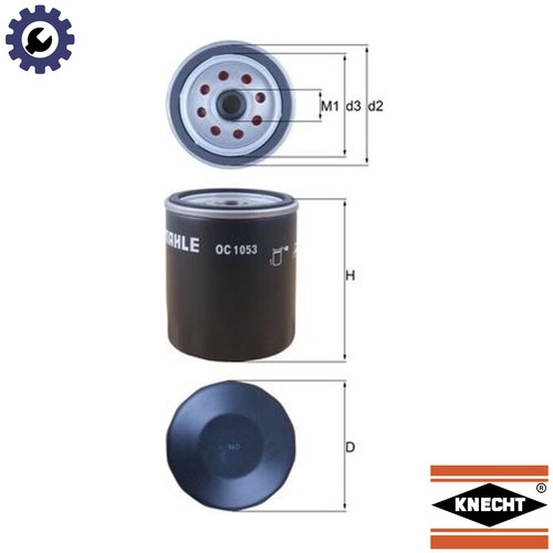 Oil filter 1053 for vw - filter,