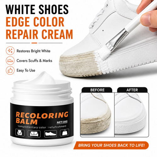 White shoe repair cream - white,