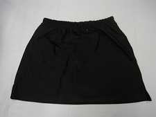 Black Lycra Skort Skirt 22-40
