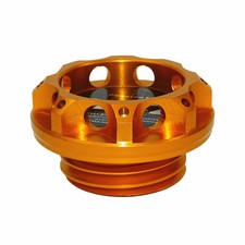 CNC Oil Filler Cap Orange-Gold