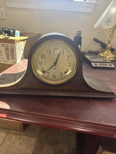 Seth thomas mantle clock brown - seth,