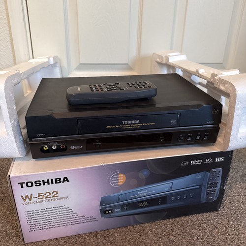 Toshiba 522 vhs vcr - w-522,