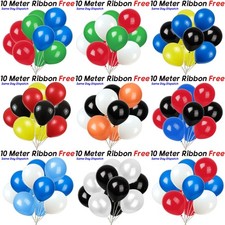 100 X Latex PLAIN BALOON BALLONS helium BALLOONS Quality Party Birthday Wedding