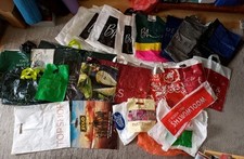 59 Vintage M&S St Michael BHS DEBENHAMS HMV Woolworths Mixed Shop Plastic Bags