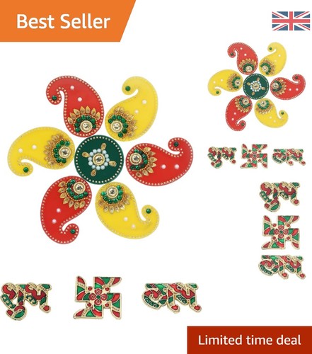 Traditional kundan rangoli - traditional,