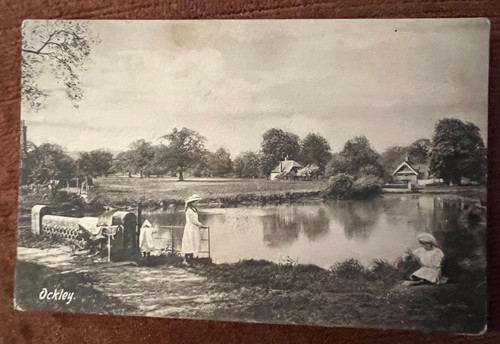 Antique postcard ockley surrey - postcard,