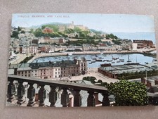 Torquay Harbour and Vane Hill postcard