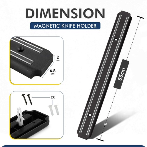 Magnetic knife holder - magnetic, wall