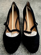 M & S Footglove Black Suede