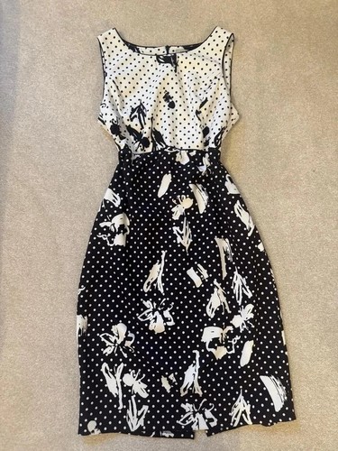 Oon black white polka - &,