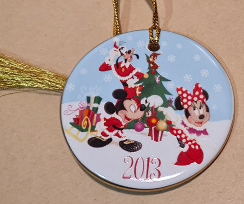 Wdw ceramic xmas - dangler,