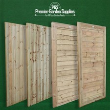 6ft x 3ft Wooden Garden Gate Durable Optional Framing Treated (SECONDS)