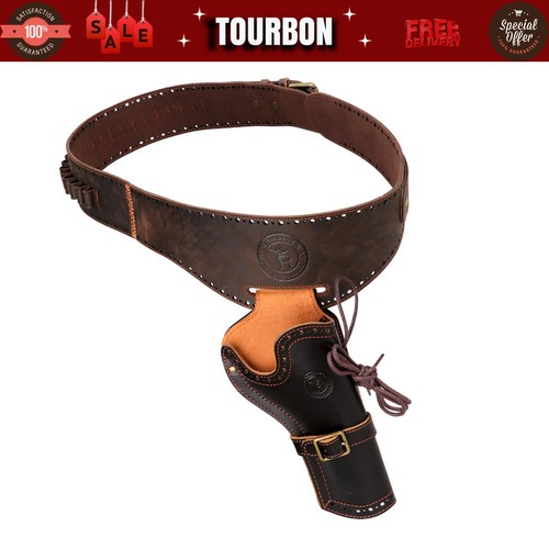 Tourbon leather pistol - pistol, holster