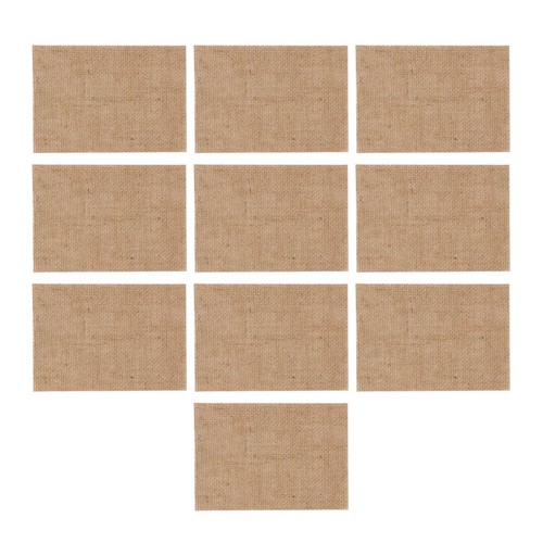 Pcs natural hessian - 3x(10,