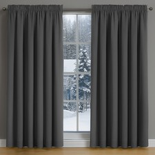 Thermal Curtains Blackout Winter Curtain Cold Blocking Thickened Curtains Panels