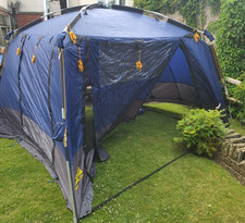 Kyham Motor Dome Classic  Blue / Grey campervan awning in excellent condition