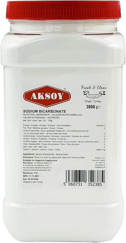 Baking soda 3kg jar pack - 3kg,