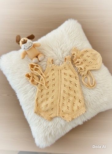 Citrus romper knitting - “citrus”,