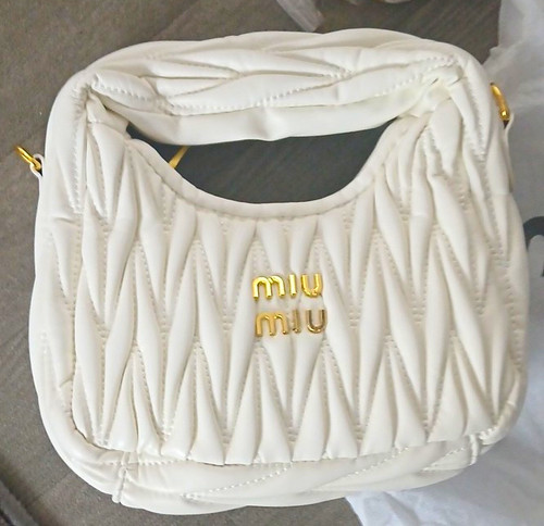 Miu white - white, leather
