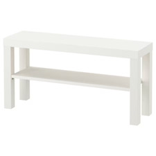 IKEA Lack TV Bench Table Stand Plasma LCD LED Bed Sitting Room 90x26x45cm White