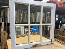 Antique Vintage Window Sash Door Top Frame old 6 Pane  Frame 1907