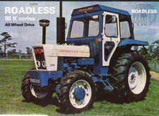 Roadless 98 K series All Wheel Drive Tractor Brochure Leaflet