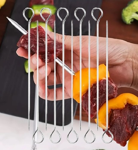 Metal bbq skewers - 10,