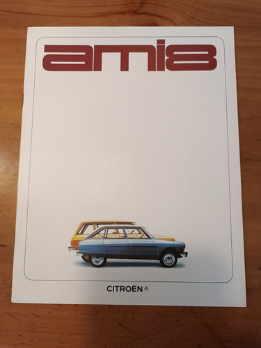 Original brochure citroen ami8 - citroen,