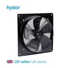 400mm Industrial Axial Flow Plate Extract Fan Factory Warehouse Kitchen -240v 6P