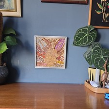 Vintage Framed Dried Flowers