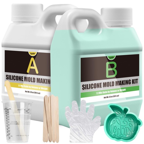 Silicone mould making kit - silicone,