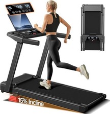 3-in-1 Treadmill,15% Incline