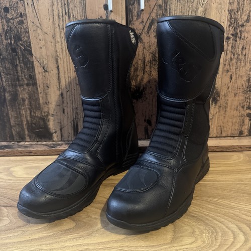 Motorcycle boots black - j&s,