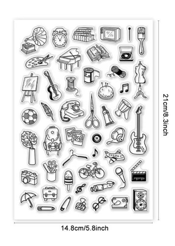 Clear silicone craft - clear,