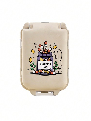 Slot portable pill organizer - 8,