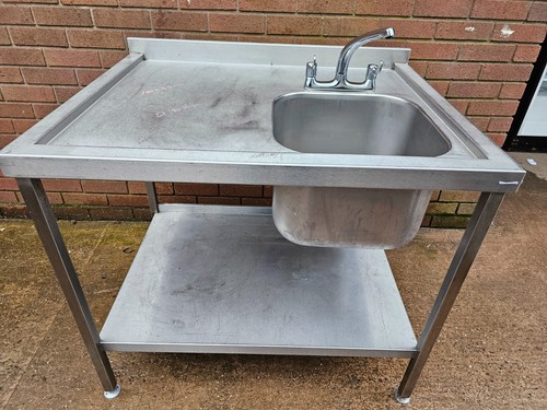Single bowl commercial - commercial, sink