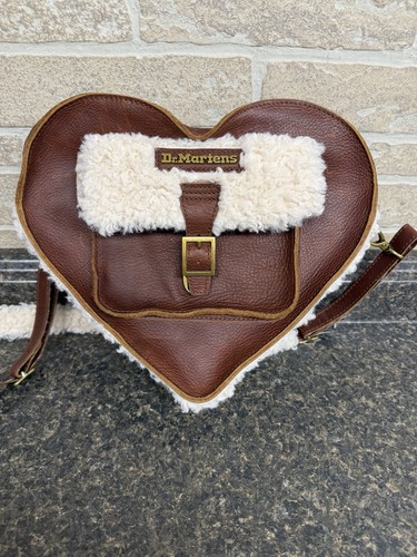 Martens brown heart - dr., shaped