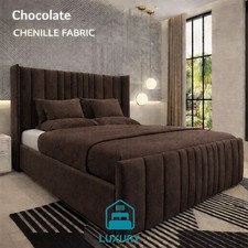 Ottoman Bed Winged Chenille