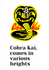 Pre Cut Cobra. Kai Edible Cake