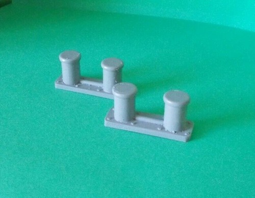 Double bollards pair 36mm - pair.,