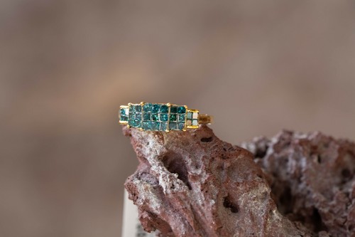1ct blue diamond gold - diamond,