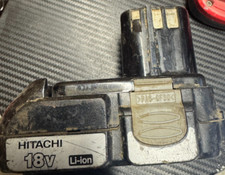⭐ GENUINE HITACHI 18V LI-ION1.5AH  BATTERY FAULTY DEAD FREE POSTAGE⭐